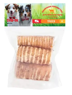 SVB-IN лакомство для собак средних пород Трахея говяжья М