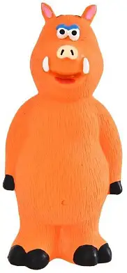 Homepet игрушка для собак кабан с пищалкой латекс